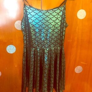 Mermaid scale Skater Dress 🧜🏽‍♀️